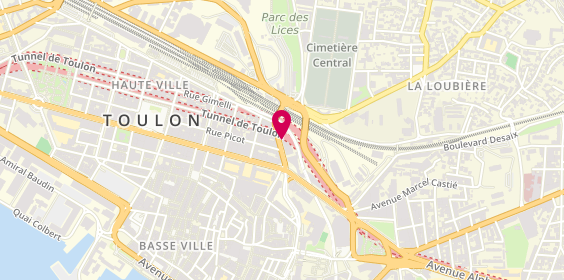 Plan de CAGNO Jean-Louis, 5 Rue François Fabié, 83000 Toulon