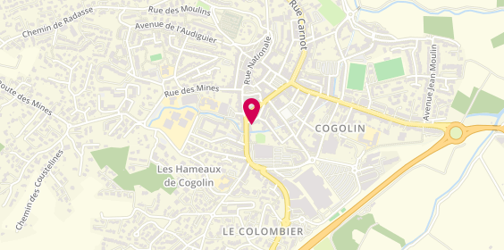 Plan de Cordonnerie Cogolinoise, 25 Rue Hoche, 83310 Cogolin