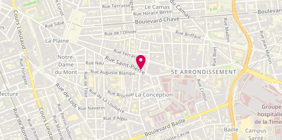 Plan de Cordonnerie le Pot Bleu, 121 Rue Saint Pierre, 13005 Marseille