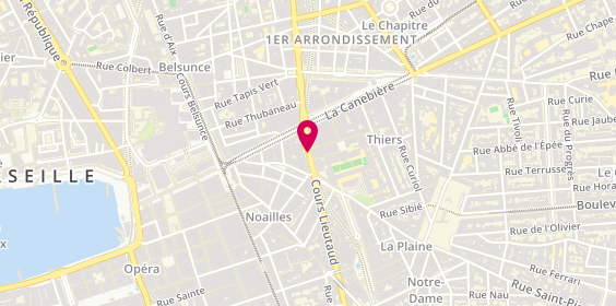 Plan de KHOZIAN Rafi, Station Métro Noailles Boulevard Garibaldi, 13001 Marseille