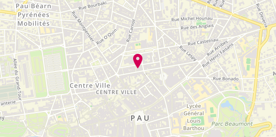 Plan de Clinique de la chaussure, 72 Rue Emile Guichenné, 64000 Pau