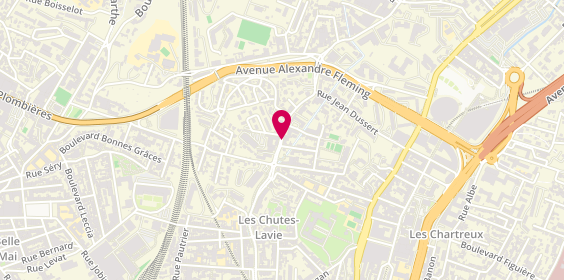 Plan de Cordonnier Serrurier, 74 Avenue Chutes Lavie, 13004 Marseille