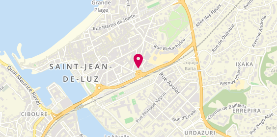 Plan de Petits Points Cordonnerie, 27 Rue Chauvin Dragon, 64500 Saint-Jean-de-Luz