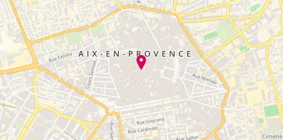 Plan de Au Chat Botte, 13 Place Richelme, 13100 Aix-en-Provence