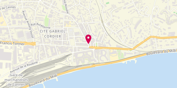 Plan de Atelier de Cordonnerie Stockel, 4 avenue Michel Jourdan, 06150 Cannes