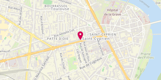 Plan de M.V Cordonnerie Miroiterie Serrurier, 32 Avenue Etienne Billières, 31300 Toulouse