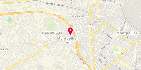 Plan de RAINARD Pierre, 63 Rue du Faubourg Figuerolles, 34070 Montpellier