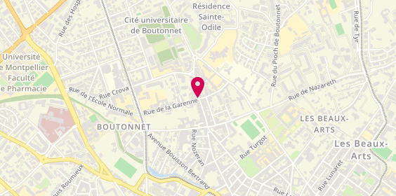 Plan de Aux Pieds Sensibles - Montpellier, 85 Rue du Faubourg Boutonnet, 34090 Montpellier
