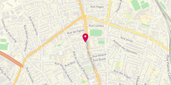 Plan de GASCON Nicolas, 131 avenue des Minimes, 31200 Toulouse