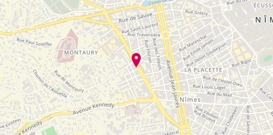 Plan de Montaury Services, 29 avenue Georges Pompidou, 30900 Nîmes