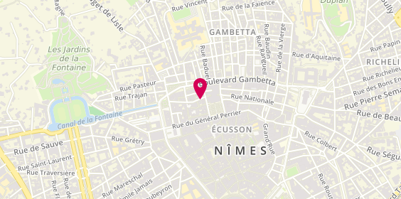 Plan de Vitebien, 3 Rue de l'Agau, 30000 Nîmes