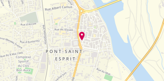 Plan de Cordonnerie Spiritpontaine, 3 Rue Pierre Taillant, 30130 Pont-Saint-Esprit
