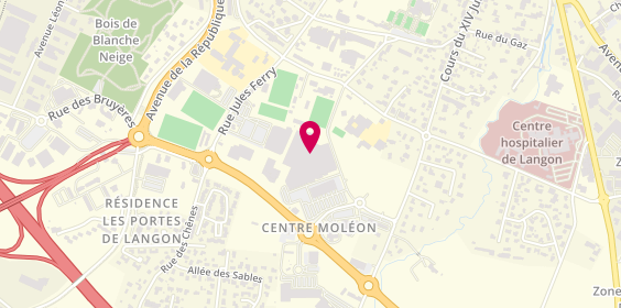 Plan de Top Service, Centre Commercial Leclerc
Résidence Moléon, 33210 Langon