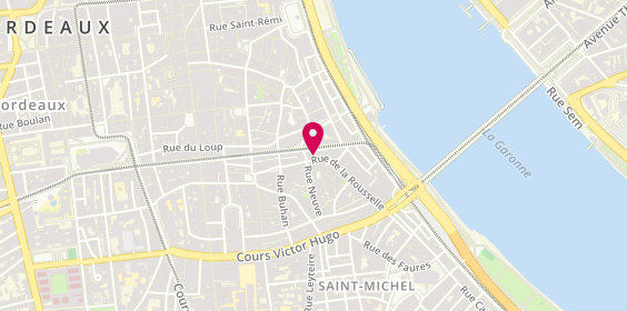 Plan de Les Cireurs Bordeaux, 4 Rue de la Rousselle, 33000 Bordeaux