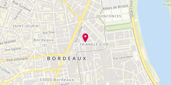 Plan de LE BOUIF Cordonnerie Reproduction Clés & Badges, Bordeaux depuis 1984, 4 place des Grands Hommes, 33000 Bordeaux