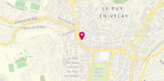 Plan de Aurelle Frères, 42 Rue Saint-Jacques, 43000 Le Puy-en-Velay