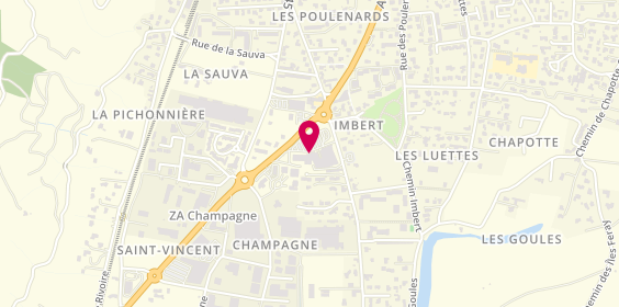 Plan de La Cord'O Pat, 28 avenue Hélène de Tournon, 07300 Tournon-sur-Rhône