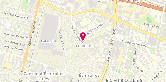 Plan de Cordonnerie des Écureuils, 29 Rue Paul Héroult, 38130 Échirolles