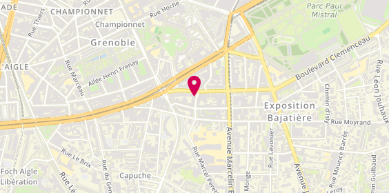 Plan de Aldo Ressemelage, 33 avenue Albert 1er de Belgique, 38000 Grenoble
