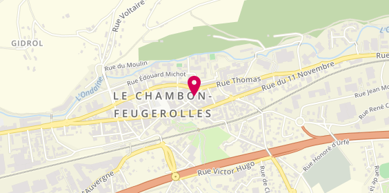 Plan de Cordonnerie Philippe, 2 Rue Grenette, 42500 Le Chambon-Feugerolles