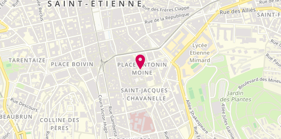 Plan de La Botterie, 6 place Antonin Moine, 42000 Saint-Étienne