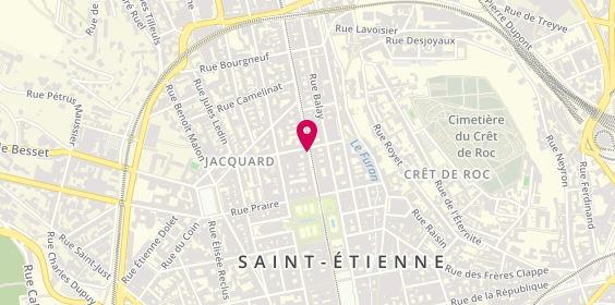 Plan de L'Atelier du Cordonnier, 11 Rue Charles de Gaulle, 42000 Saint-Étienne