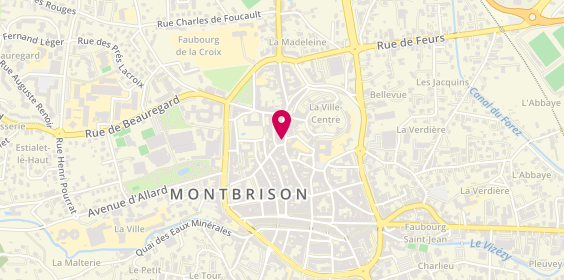 Plan de VARILLON Sylvain, 10 Place Saint Pierre, 42600 Montbrison