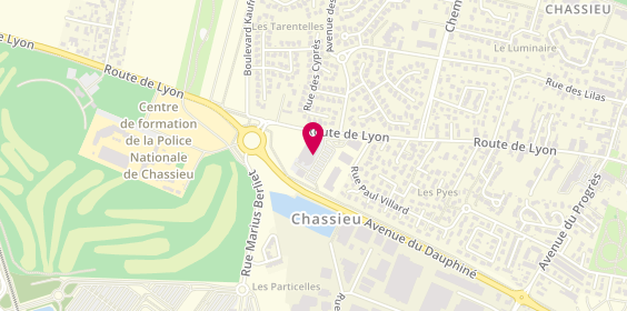 Plan de Multi Services Minute - le Comptoir, 28 Route de Lyon, 69680 Chassieu