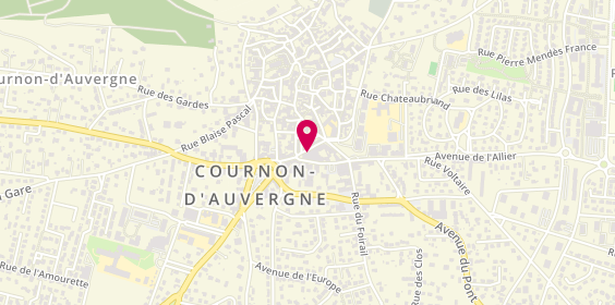 Plan de Super Service cordonnerie, 4 avenue de Lempdes, 63800 Cournon-d'Auvergne