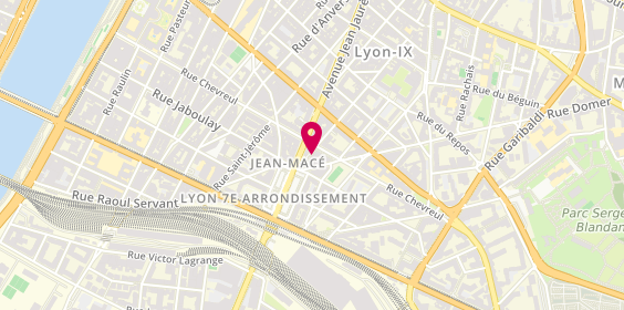 Plan de Cordonnerie Jean Macé, 45 Rue Elie Rochette, 69007 Lyon