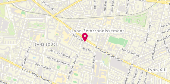 Plan de Cordonnerie Jacques, 16 Bis Rue Bara, 69003 Lyon