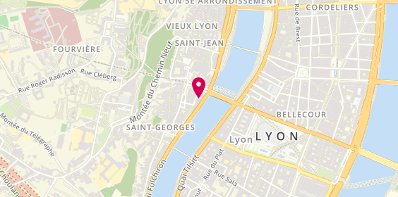 Plan de A la Cordonnerie du Vieux Lyon, 3 Rue Monseigneur Lavarenne, 69005 Lyon