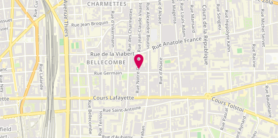 Plan de Artisan Cordonnier Bottier FRILET Thierry, 15 Rue Notre Dame, 69006 Lyon