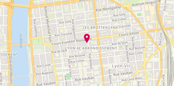 Plan de Cordonnerie Danielian, 84 Rue Boileau, 69006 Lyon