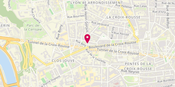 Plan de Sos Chaussures, 4 Rue Denfert Rochereau, 69004 Lyon