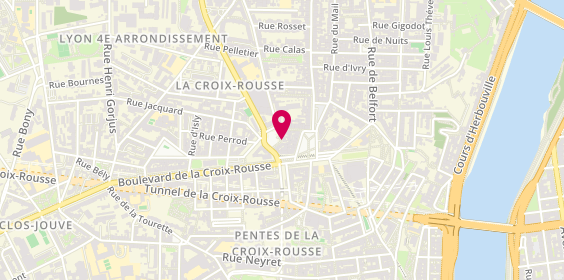 Plan de Leather & Colors, 6 Rue Cuire, 69004 Lyon