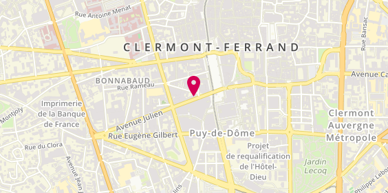 Plan de L'Atelier du Soulier, 10 Avenue Julien, 63000 Clermont-Ferrand