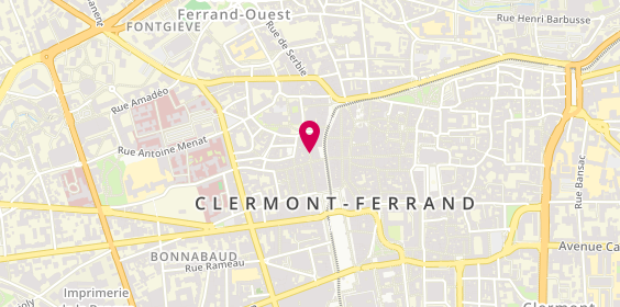 Plan de La Maison de la Clé, 6 Rue de l'Ange, 63000 Clermont-Ferrand
