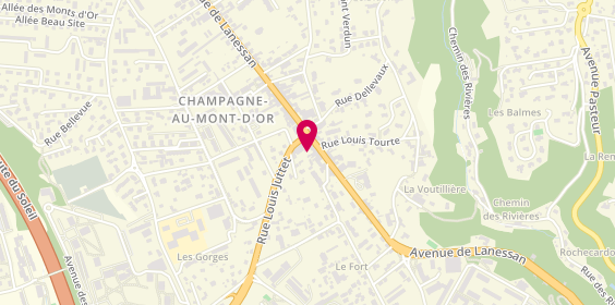 Plan de DE OLIVEIRA FERNANDES Vitor, 45 Avenue Lanessan, 69410 Champagne-au-Mont-d'Or