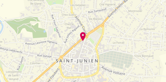 Plan de La Cordo à Julio, 4 square Curie, 87200 Saint-Junien