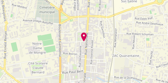 Plan de La Botte Caladoise, 23 Rue Charles Germain, 69400 Villefranche-sur-Saône