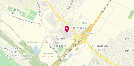 Plan de Fonteneau BOSSY Paulette Augustine, 358 Route d'Aiffres Galerie Marchande Intermarché, 79000 Niort