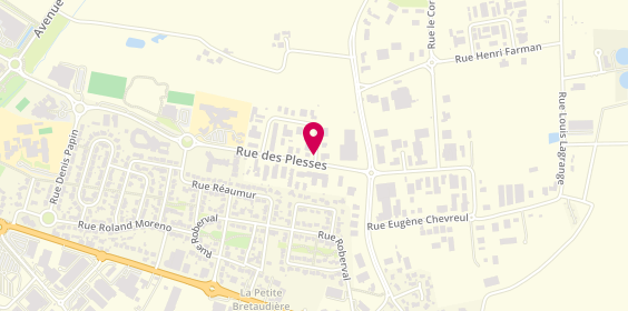 Plan de Espace Services, 32 Rue Jacquard, 85180 Château-d'Olonne