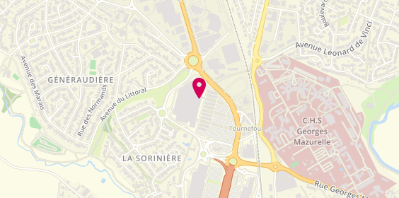 Plan de Cordonnerie  FAST SHOES, Centre Commercial E.leclerc Sud, Route de la Tranche
Rue Duchesne de Denant, 85000 La Roche-sur-Yon