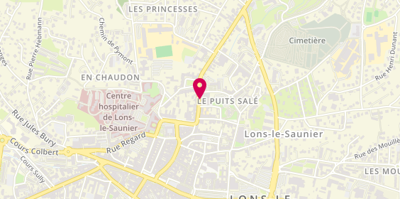 Plan de PELLIGAND Eric, 106 Rue Georges Trouillot, 39000 Lons-le-Saunier