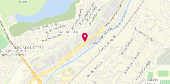 Plan de Nico Services, avenue Maréchal Leclerc, 71300 Montceau-les-Mines