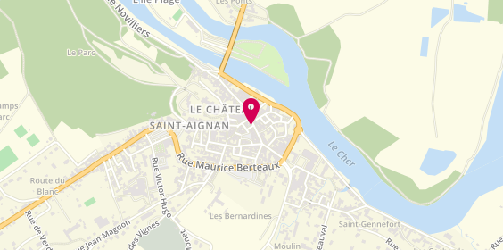 Plan de La Coeur d'Or Née Hier, 15 Rue Rouget de Lisle, 41110 Saint-Aignan
