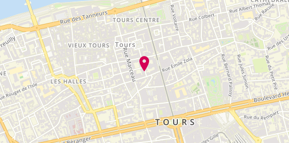 Plan de SEIGNEUR Jacqueline, 23 Rue des Déportés, 37000 Tours