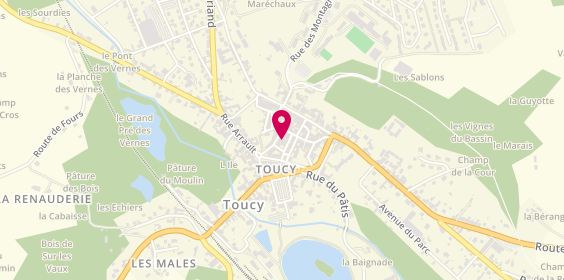 Plan de La Galoche, 16 Rue Philippe Verger, 89130 Toucy