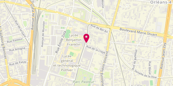Plan de L. Daubert, 20 Bis Rue Eugène Vignat, 45000 Orléans